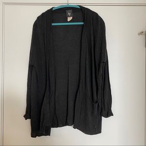 Charcoal Grey Cardigan, Size Large